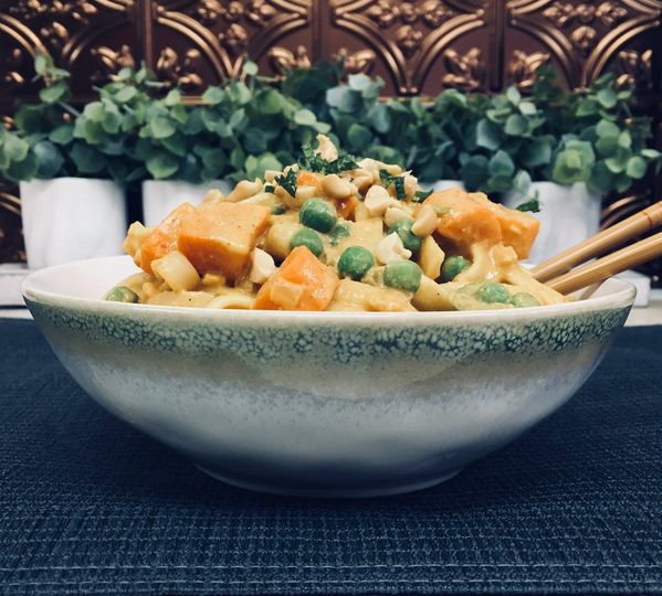 Creamy Thai Pasta Bowl