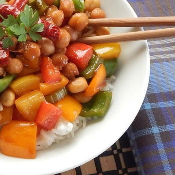 Chickpeas Kung Pao